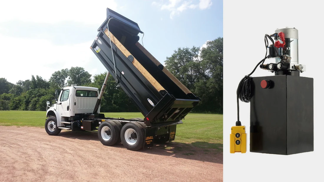 dump trailer hydraulic pump application dump trailer hydraulic pump application