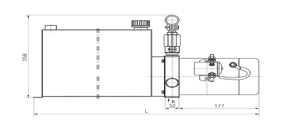 dump trailer power unit