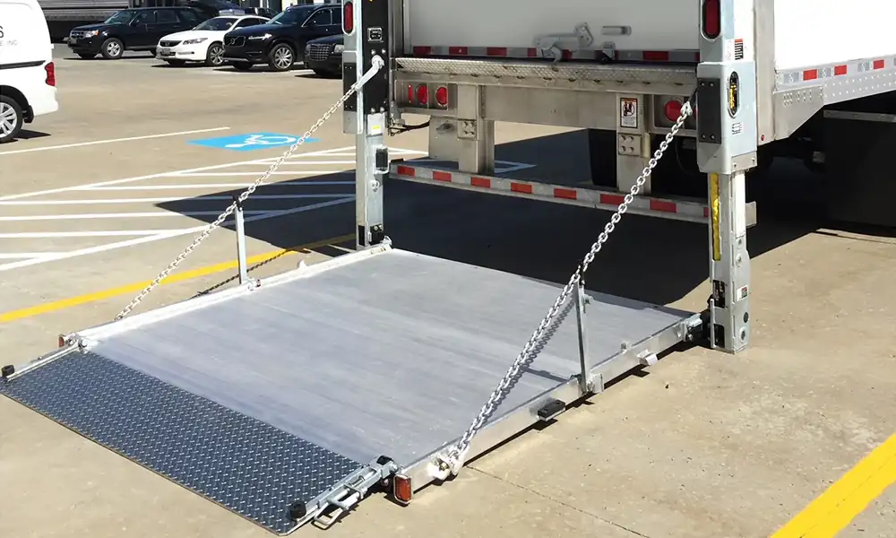 commercial box truck hydraulic liftgate pump assembly