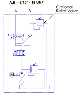 double acting dump trailer pump hydraulic circuit double acting dump trailer pump hydraulic circuit