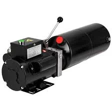 scissor lift hydraulic pump power unit Industrial scissor lift hydraulic pump power unit with integrated electric motor and reservoir assembly