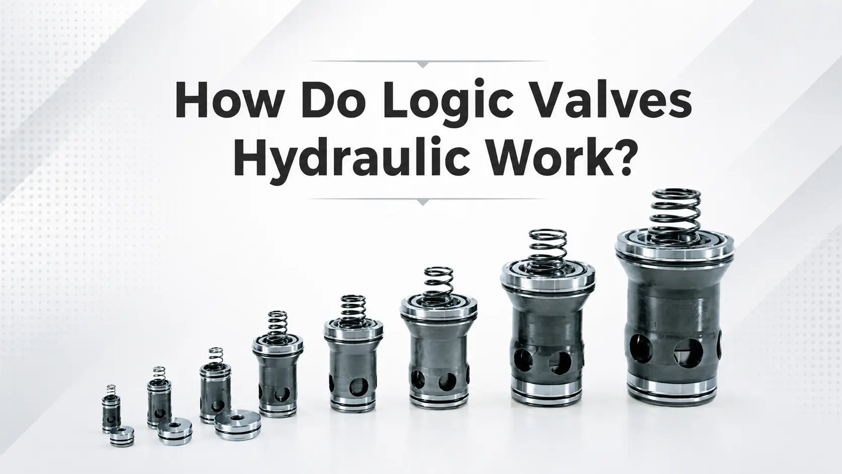 How Do Logic Valves Hydraulic Work cover image with hydraulic logic valve cartridges